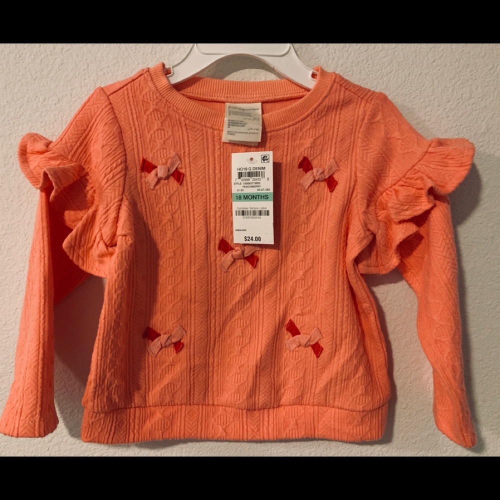 Peachberry Denim blouse